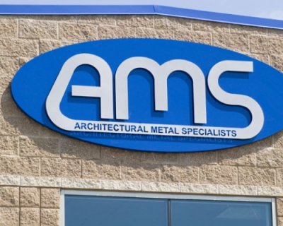 Custom Sheet Metal Forming - AMS Metals Sign