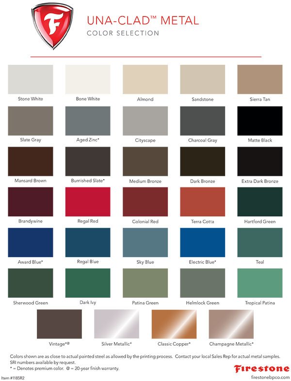 Custom Sheet Metal Colors